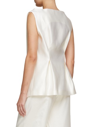 Back View - Click To Enlarge - THE ROW - ‘Brandy’ Pleated Sleeveless Top