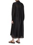 Back View - Click To Enlarge - THE ROW - ‘ATLA’ HIGH COLLAR MAXI DRESS