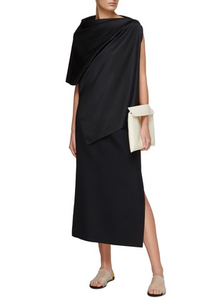 Figure View - Click To Enlarge - THE ROW - ‘LANDRA’ SIDE SLIT DETAIL PENCIL SKIRT