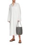 Figure View - Click To Enlarge - THE ROW - ‘Numita’ Bell Sleeved Cotton Shirt Dress