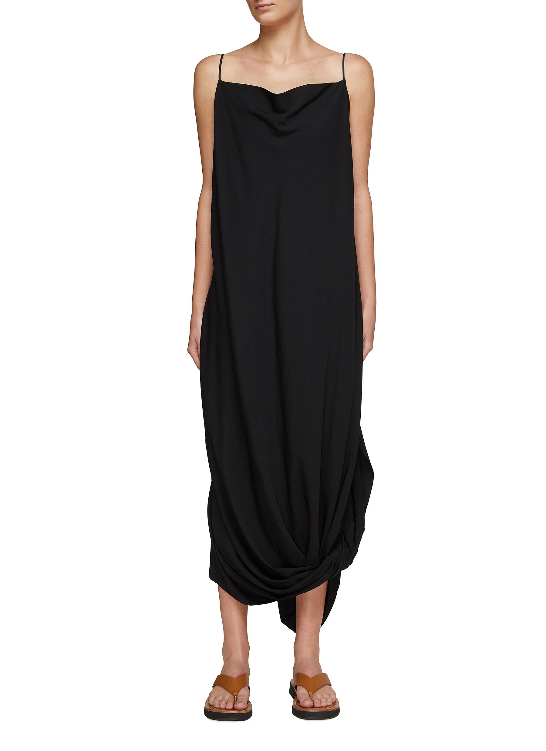 THE ROW ‘KAPALUA' RUCHED HEM BACKLESS DRESS