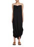 Main View - Click To Enlarge - THE ROW - ‘KAPALUA’ RUCHED HEM BACKLESS DRESS