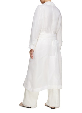 Back View - Click To Enlarge - THE ROW - ‘Lau’ Silk Trench Coat
