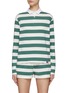 Main View - Click To Enlarge - KULE - ‘THE RUGBY’ STRIPE LONG SLEEVE POLO SHIRT