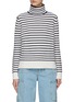 Main View - Click To Enlarge - KULE - ‘THE BANKS’ STRIPE TURTLENECK KNIT SWEATER