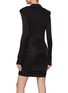Back View - Click To Enlarge - GAUGE81 - ‘Utena’ Drapped V-Neck Mini Dress