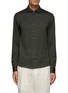 Main View - Click To Enlarge - EQUIL - LONG SLEEVE SPREAD COLLAR COTTON JERSEY SHIRT