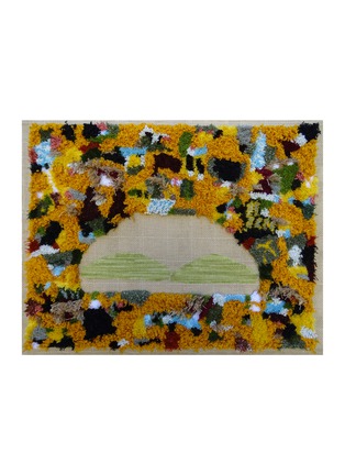 Main View - Click To Enlarge - SARA PEREIRA ATELIER - LIMITED EDITION WOOL AND JUTE RUG — 211