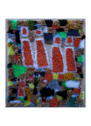 Main View - Click To Enlarge - SARA PEREIRA ATELIER - LIMITED EDITION WOOL AND JUTE RUG — 220