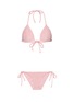 Main View - Click To Enlarge - LISA MARIE FERNANDEZ - Padded Cotton Terry Triangle Bikini