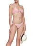 Figure View - Click To Enlarge - LISA MARIE FERNANDEZ - Padded Cotton Terry Triangle Bikini