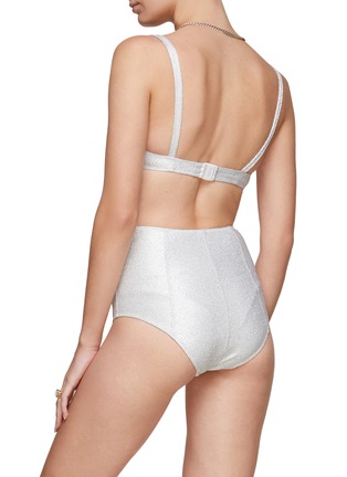 Back View - Click To Enlarge - LISA MARIE FERNANDEZ - ‘Balconette’ Double Button High Waist Bikini