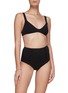 Figure View - Click To Enlarge - LISA MARIE FERNANDEZ - MAGDALENA BUTTON HIGH WAIST TWO PIECE SWIMSUIT