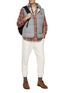 Figure View - Click To Enlarge - BRUNELLO CUCINELLI - Double Chest Pocket Buffalo Check Flannel Shirt