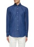 Main View - Click To Enlarge - BRUNELLO CUCINELLI - Spread Collar Classic Denim Shirt