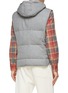 BRUNELLO CUCINELLI - Hooded High Neck Snap Buttoned Quilted Wool Blend Vest