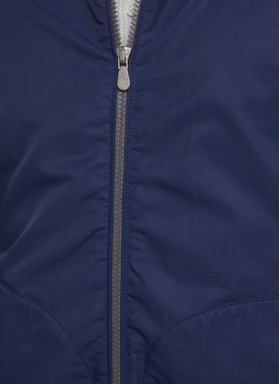  - BRUNELLO CUCINELLI - Nylon Cotton Blend Zip-Up Jacket