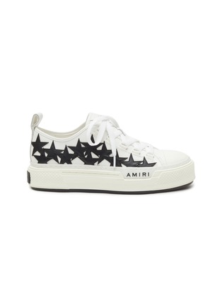 Main View - Click To Enlarge - AMIRI - ‘Stars’ Canvas Low-Top Sneakers