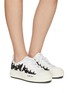Figure View - Click To Enlarge - AMIRI - ‘Stars’ Canvas Low-Top Sneakers