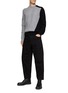 Figure View - Click To Enlarge - NEIL BARRETT - ‘FIREMAN’ TACK BUTTON DETAIL LOOSE CARGO JEANS