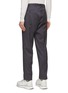 Back View - Click To Enlarge - PT TORINO - EASY FIT FLAT FRONT VIRGIN WOOL DRESS PANTS