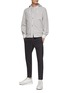 Figure View - Click To Enlarge - PT TORINO - ‘Epsilon’ Stretch Nylon Zipped Cuff Pants