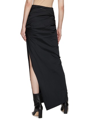 Back View - Click To Enlarge - MM6 MAISON MARGIELA - CARDS PRINT MAXI SKIRT