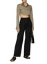 Figure View - Click To Enlarge - THE FRANKIE SHOP - ‘UMA’ CROPPED SHIRT