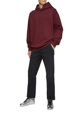 Figure View - Click To Enlarge - MM6 MAISON MARGIELA - Dark Wash Cropped Straight Jeans