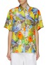 Main View - Click To Enlarge - LOEWE - Parrot Print Silk Hawaiian Shirt