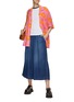 Figure View - Click To Enlarge - LOEWE - Drawstring Cropped Flared Jeans