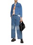 Figure View - Click To Enlarge - LOEWE - Anagram Baggy Jeans