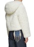 Back View - Click To Enlarge - LOEWE - Hooded Zip Up Shearling Jacket