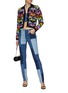 Figure View - Click To Enlarge - VERSACE - MONOGRAM PATCHWORK FLARED JEANS