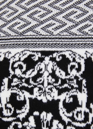  - VERSACE - Barocco La Greca Monogram Jacquard Knit Jumper
