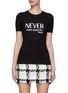 Main View - Click To Enlarge - VERSACE - NEVER TOO MUCH LOGO SHORT SLEEVE T-SHIRT