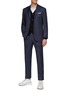 Figure View - Click To Enlarge - RING JACKET - NOTCH LAPEL CLASSIC SINGLE BREASTED WOOL BLAZER