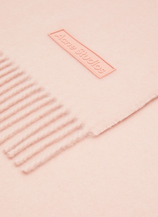 Detail View - Click To Enlarge - ACNE STUDIOS - COMPACT HEAVY FRINGED WOOL SCARF