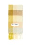 Detail View - Click To Enlarge - ACNE STUDIOS - Fringed Chequered Wool Blend Scarf