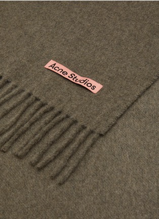 Detail View - Click To Enlarge - ACNE STUDIOS - FRINGE WOOL SCARF