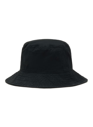 Figure View - Click To Enlarge - ACNE STUDIOS - LEATHER FADE FACE PATCH ORGANIC COTTON BUCKET HAT