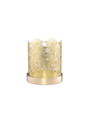 Main View - Click To Enlarge - SKULTUNA - LUNAR GOLD PLATED BRASS CANDLE HOLDER