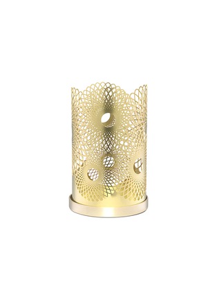Main View - Click To Enlarge - SKULTUNA - Feather Brass Candleholder