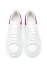 ALEXANDER MCQUEEN - ‘Molly’ Leather Oversized Kids And Toddlers Lace Up Sneakers