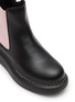 Detail View - Click To Enlarge - ALEXANDER MCQUEEN - ‘Molly’ Kids And Toddlers Leather Platform Chelsea Boots