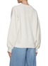 Back View - Click To Enlarge - ALEXANDER WANG - Logo Print Loose Fit Wool Knit Pullover