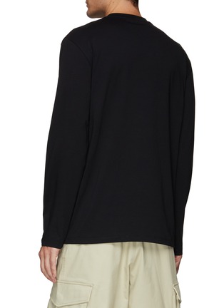 Back View - Click To Enlarge - LOEWE - Anagram Cotton Long Sleeved T-Shirt