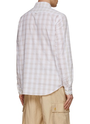 Back View - Click To Enlarge - LOEWE - Cotton Check Shirt