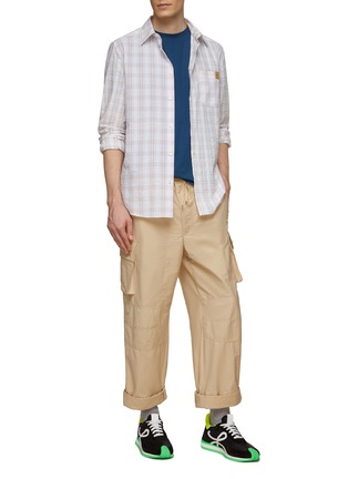 Figure View - Click To Enlarge - LOEWE - Cotton Check Shirt