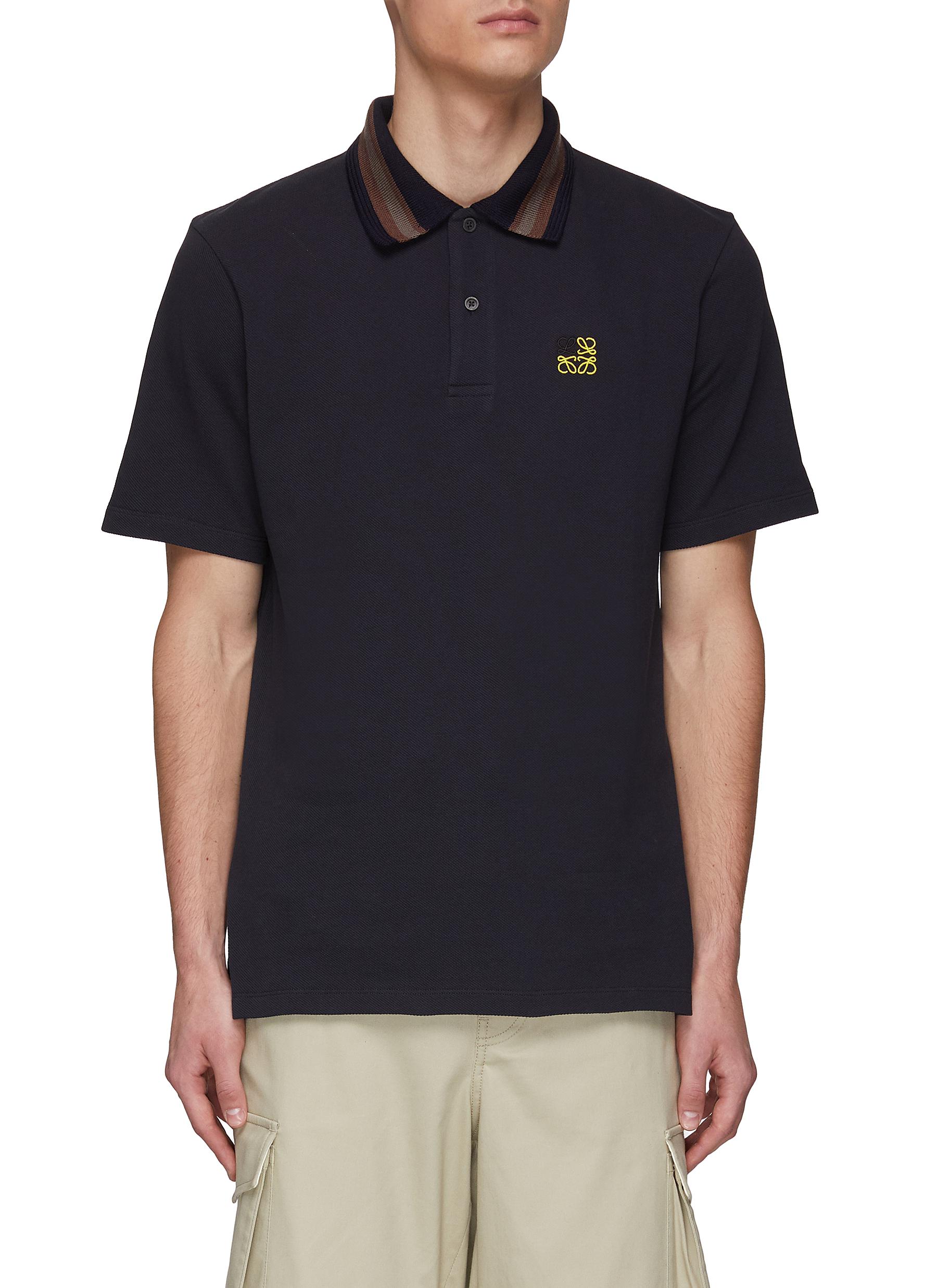 LOEWE | ANAGRAM COTTON POLO SHORT | Men 
